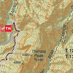 Coronado National Forest Quadrangle: SABINO CANYON Preview 3