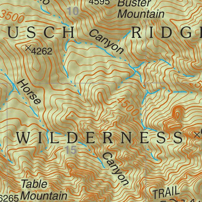 Coronado National Forest Quadrangle: ORO VALLEY Preview 3