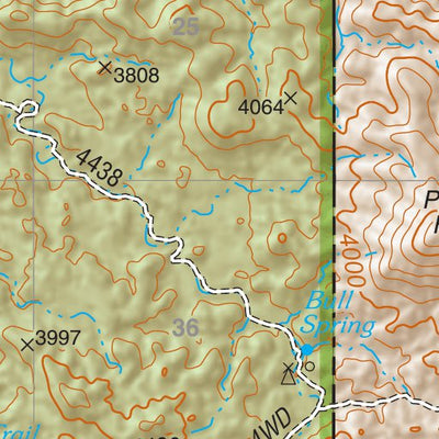 Coronado National Forest Quadrangle: PIETY HILL Preview 3