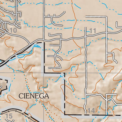Coronado National Forest Quadrangle: VAIL Preview 2