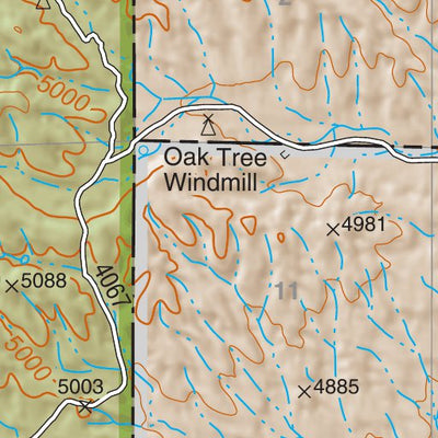 Coronado National Forest Quadrangle: EMPIRE RANCH Preview 2