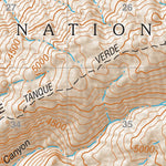 Coronado National Forest Quadrangle: TANQUE VERDE PEAK Preview 2