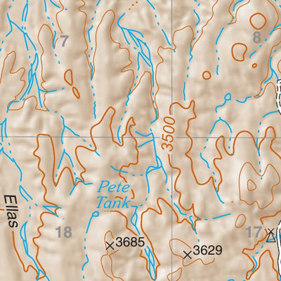Coronado National Forest Quadrangle: SAUCITO MOUNTAIN Preview 3