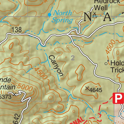 Coronado National Forest Quadrangle: MOUNT HUGHES Preview 2
