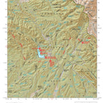 Coronado National Forest Quadrangle: HUACHUCA PEAK Preview 1