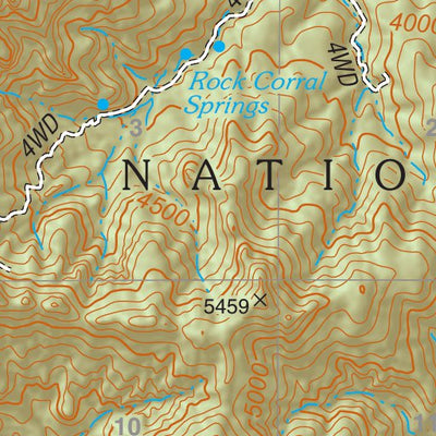 Coronado National Forest Quadrangle: TUBAC Preview 3