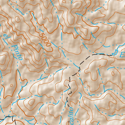 Coronado National Forest Quadrangle: PAJARITO PEAK Preview 2