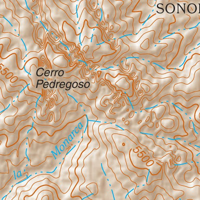 Coronado National Forest Quadrangle: PAJARITO PEAK Preview 3