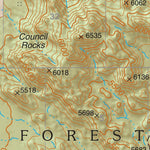 Coronado National Forest Quadrangle: KNOB HILL Preview 3