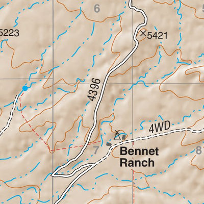 Coronado National Forest Quadrangle: BLACK DIAMOND PEAK Preview 2