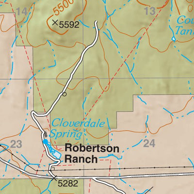 Coronado National Forest Quadrangle: BLACK POINT Preview 2