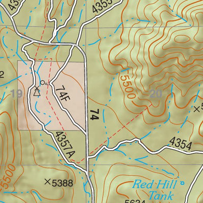Coronado National Forest Quadrangle: SWEDE PEAK Preview 2
