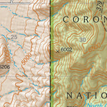 Coronado National Forest Quadrangle: SKULL CANYON Preview 3