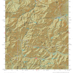 Coronado National Forest Quadrangle: PORTAL PEAK Preview 1