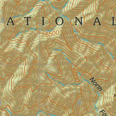 Coronado National Forest Quadrangle: PORTAL PEAK Preview 2