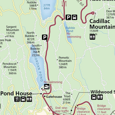 Arcadia National Park - NPS Map - Hike Maine Preview 3