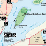 Apostle Islands National Park - NPS Map - Canoe Wisconsin Preview 2