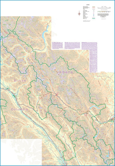 Banff National Park, Alberta 1:240,000 - ITMB Preview 1