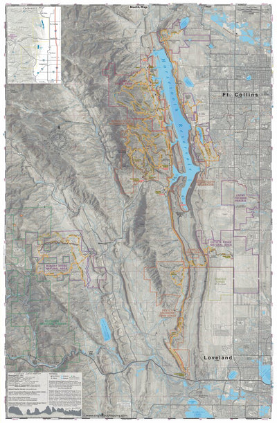 Ft Collins Lyons Trails Map Page 2 Singletrack Maps Preview 1