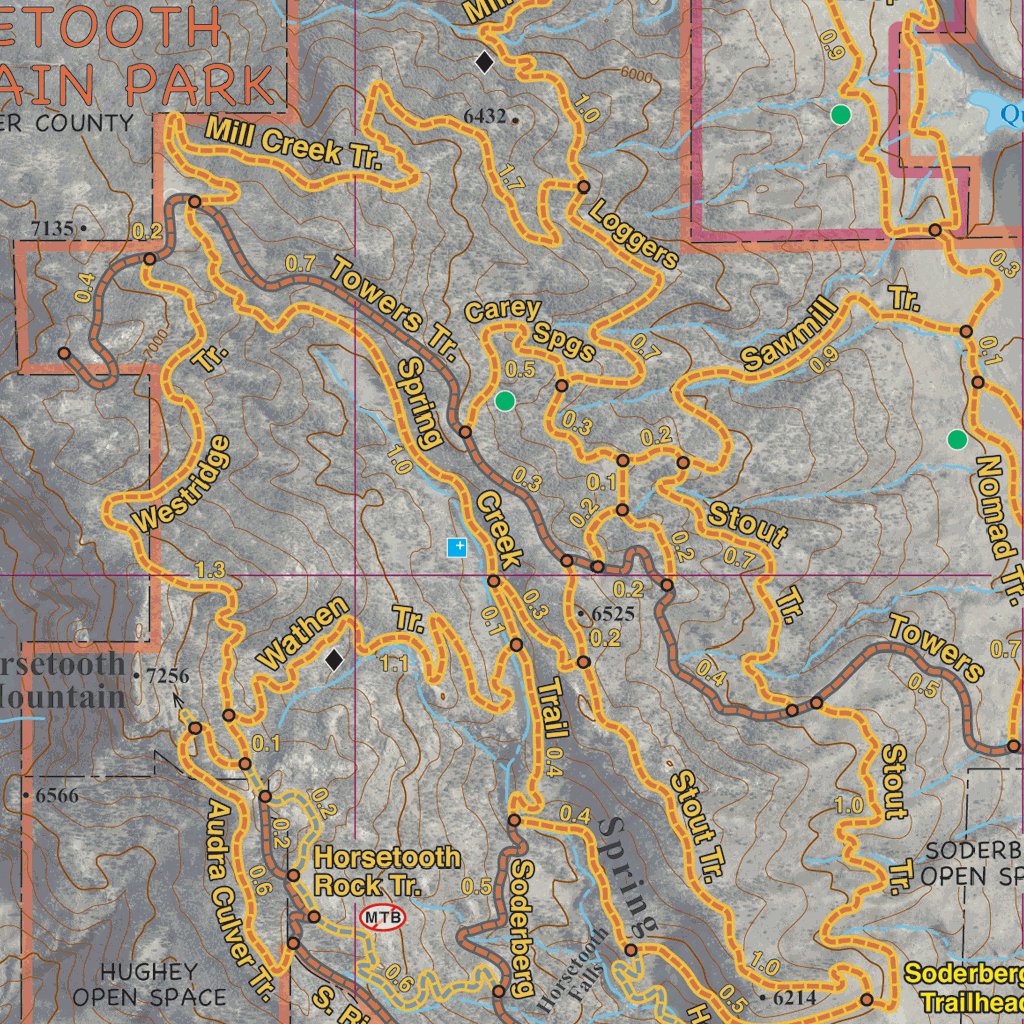 Ft Collins Lyons Trails Map Page - 20160509130503 Ft Collins Lyons Trails Map Page 2 Singletrack Maps Preview 2 