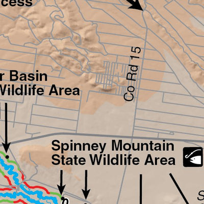 Upper South Platte River Colorado Fishing Map - Fish Colorado Preview 2