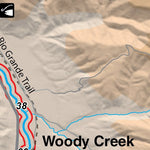 Upper Roaring Fork River Colorado Fishing Map - Fish Colorado Preview 2