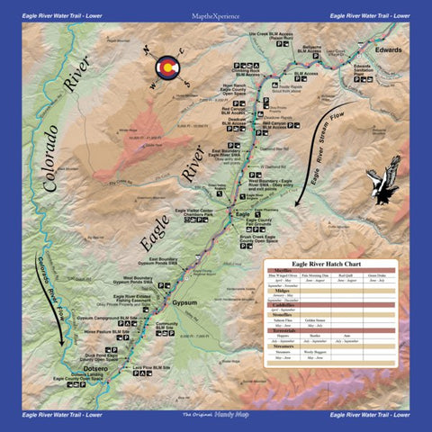 Lower Eagle River Colorado Fishing Map - Fish Colorado Preview 1