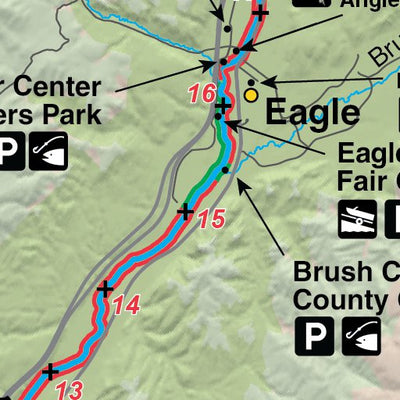 Lower Eagle River Colorado Fishing Map - Fish Colorado Preview 2