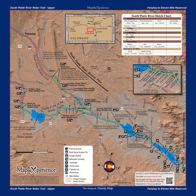 South Platte River Colorado Fishing Map Bundle - Fish Colorado Preview 1
