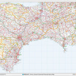 XYZ Postcode Sector Map - (S2) - Devon, Dorset & Somerset Preview 1