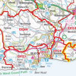 XYZ Postcode Sector Map - (S2) - Devon, Dorset & Somerset Preview 2