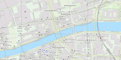 Dublin Tourist Street Map Preview 1