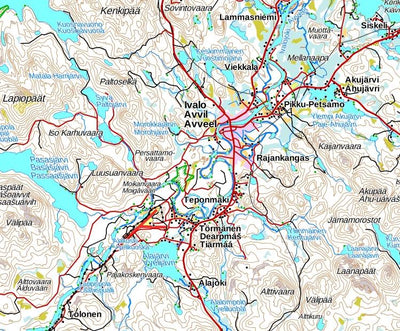 Finland Topo 1:250k (North) Preview 1