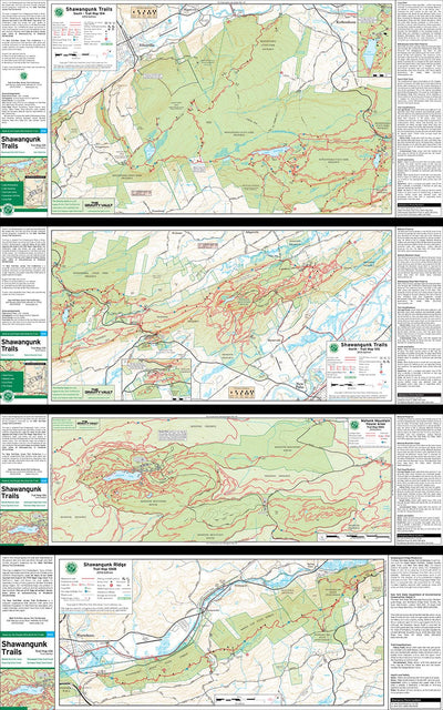 Shawangunk (4-Map Bundle) : 2023 : Trail Conference Preview 1