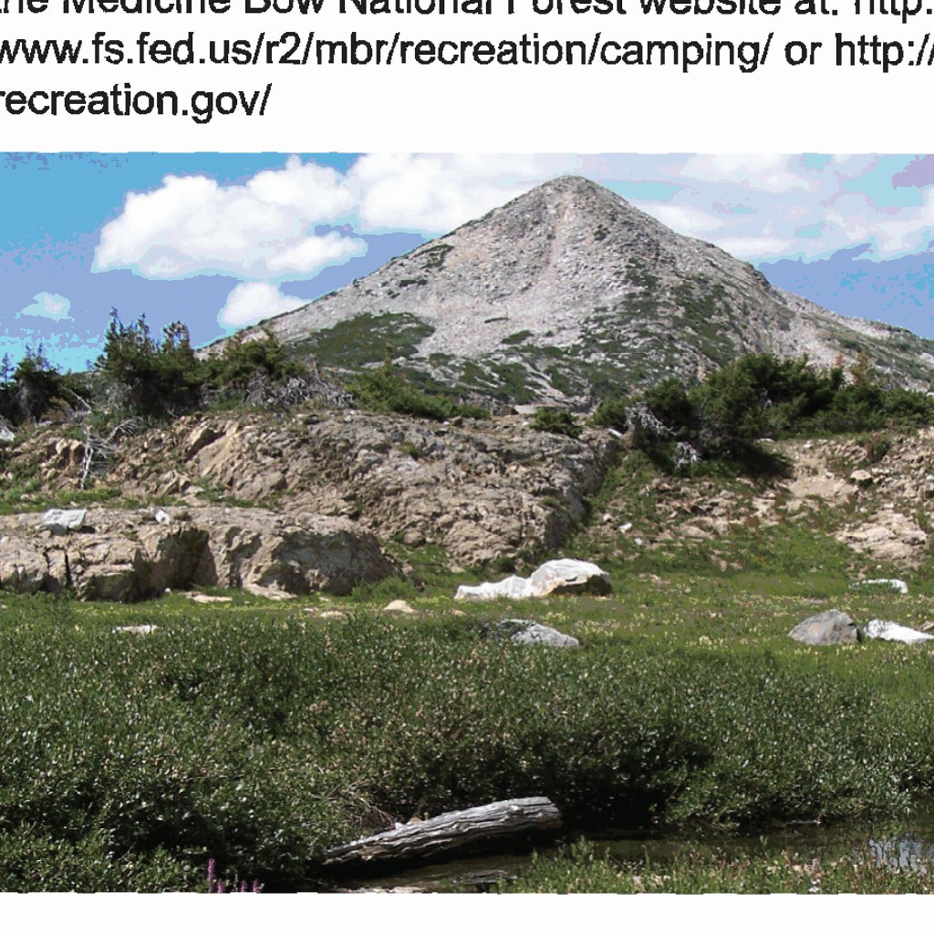 Medicine Bow National Forest Visitor Map - Snowy Range (North Half) by ...