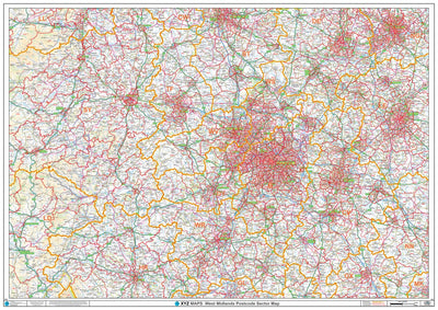 XYZ Postcode Sector Map - (S10) - West Midlands Preview 1