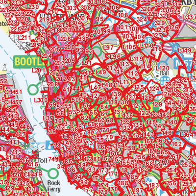 XYZ Postcode Sector Map - (S12) - NW England Preview 3