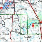 Shawnee NF Forest Visitor Map Preview 2