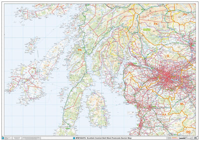 XYZ Postcode Sector Map - (S17) - Scottish Central Belt West Preview 1