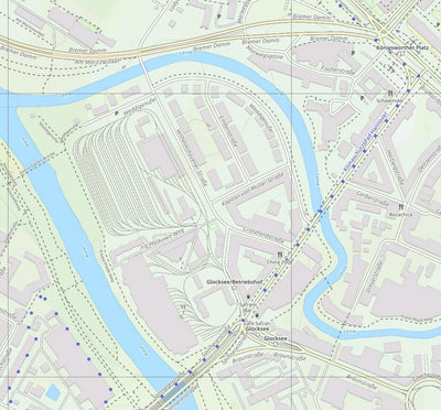 Hanover Tourist Street Map Preview 1
