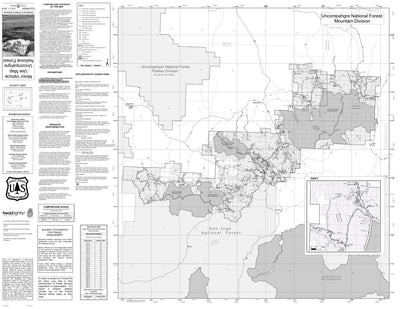 Uncompahgre NF - Mountain Division - MVUM Preview 1