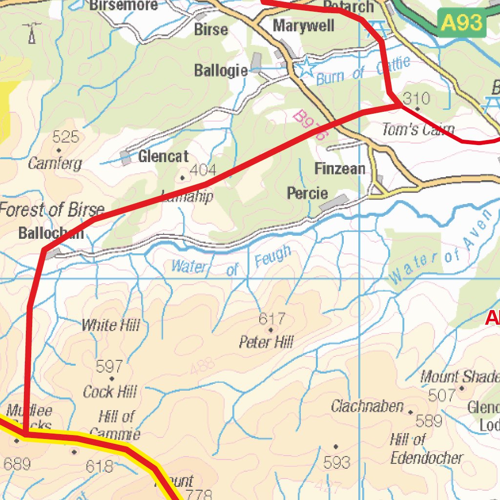 XYZ Postcode Sector Map - (S20) - Angus & Aberdeenshire by XYZ Maps ...