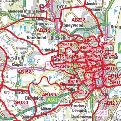 XYZ Postcode Sector Map - (S20) - Angus & Aberdeenshire Preview 3