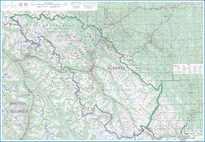 Jasper National Park, Alberta 1:250,000 - ITMB Preview 1