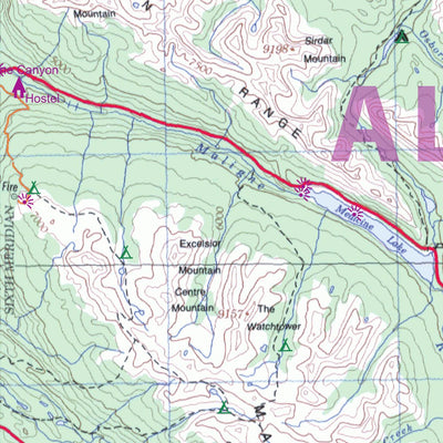 Jasper National Park, Alberta 1:250,000 - ITMB Preview 2