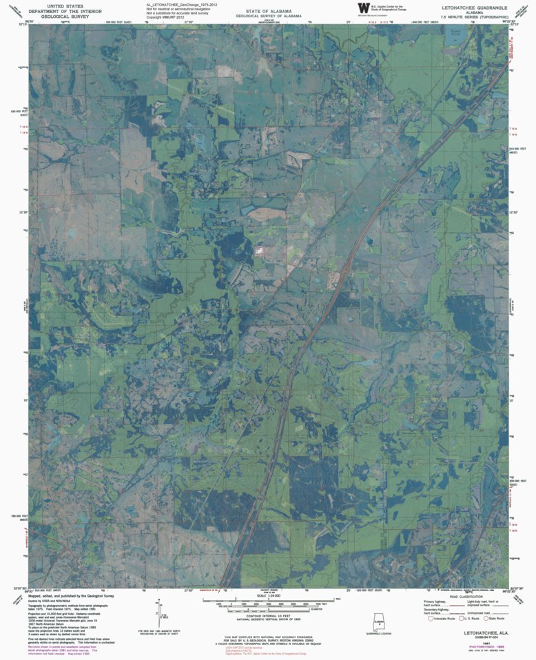 AL-LETOHATCHEE: GeoChange 1975-2012 Map by Western Michigan University ...