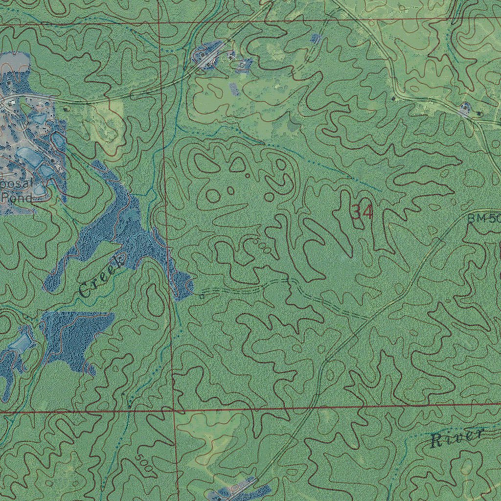 AL-LAY DAM: GeoChange 1967-2012 Map by Western Michigan University ...