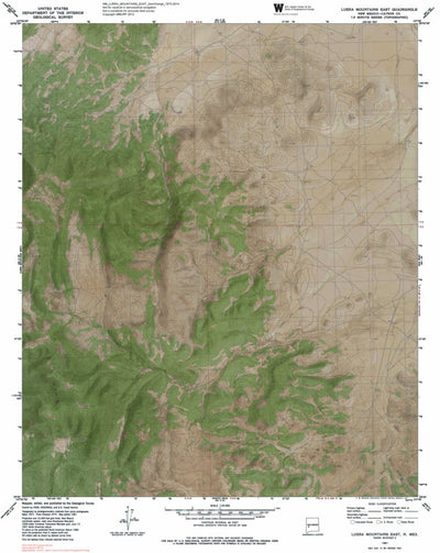 NM-LUERA MOUNTAINS EAST: GeoChange 1973-2014 Preview 1