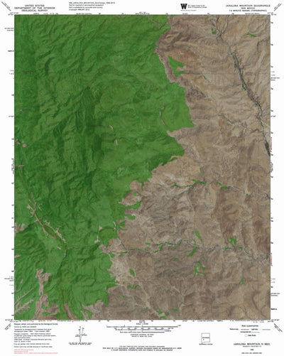NM-JARALOSA MOUNTAIN: GeoChange 1964-2014 Preview 1