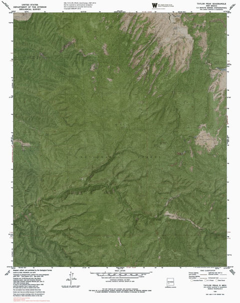 NM-TAYLOR PEAK: GeoChange 1967-2014 Preview 1